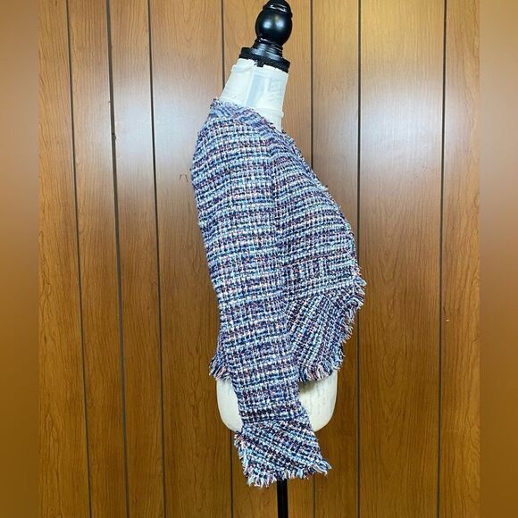 Derek Lam 10 Crosby Elizabeth Tweed Peplum Jacket size 00 - Picture 11 of 13